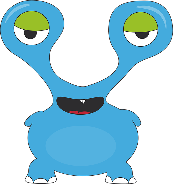 Logótipo Do Quadril Alienígena Fundo De Chama Azul PNG , Alien, Mal, Desenho  Animado Imagem PNG e PSD Para Download Gratuito