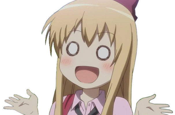 happy shocked anime face
