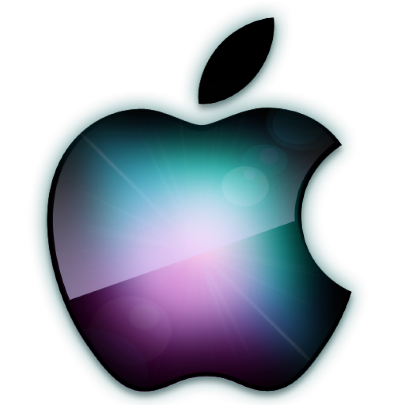apple logo white png