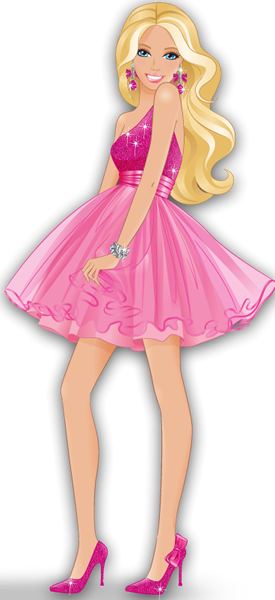 Vestido Moda Barbie PNG , Barbie, Jogo, Hair Fashion Imagem PNG e