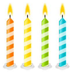 Birthday Candles PNG, Cake, Numbers, Happy Birthday Candles - Free ...