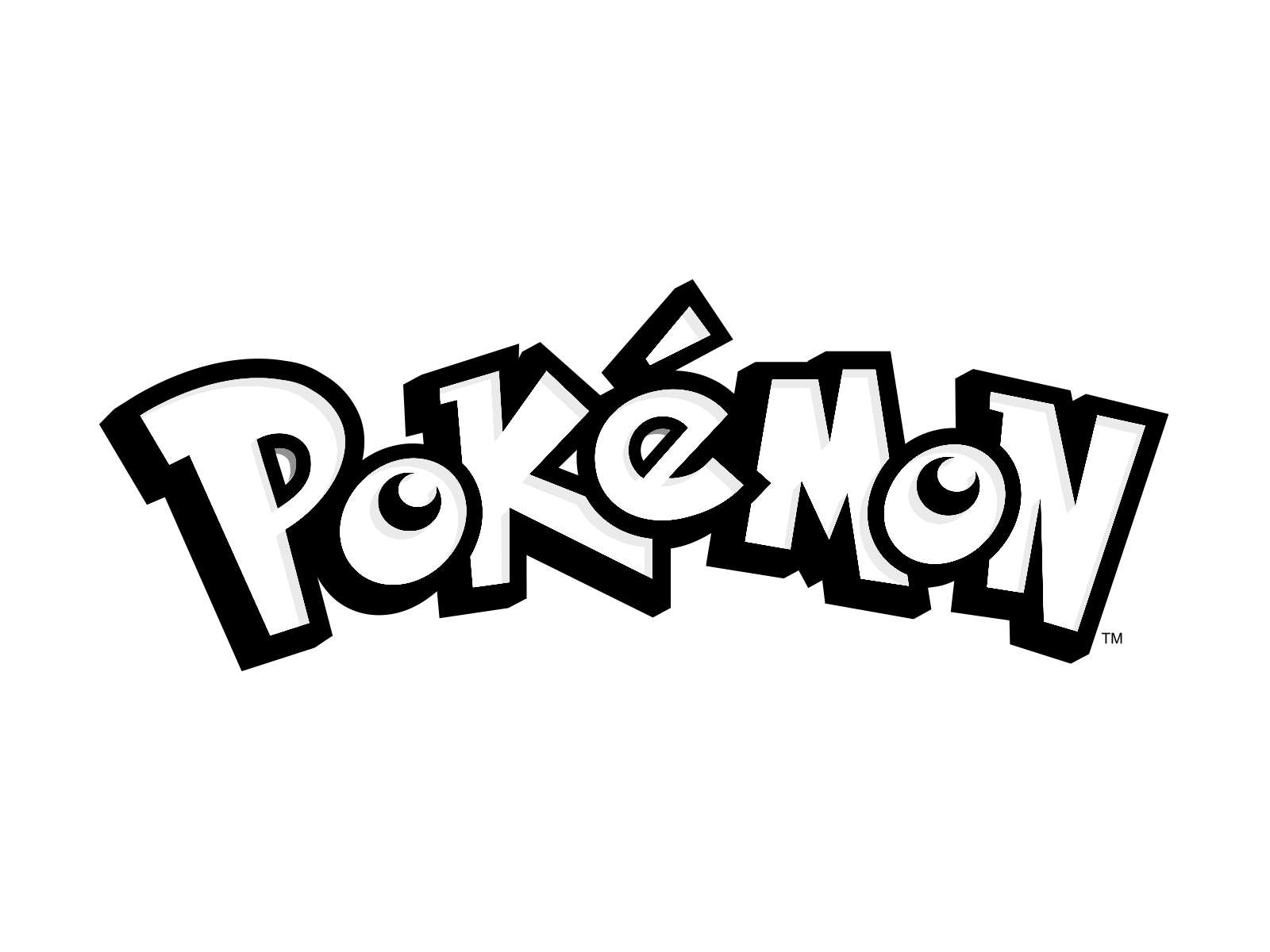 Black Pokemon Logo Transparent #1444