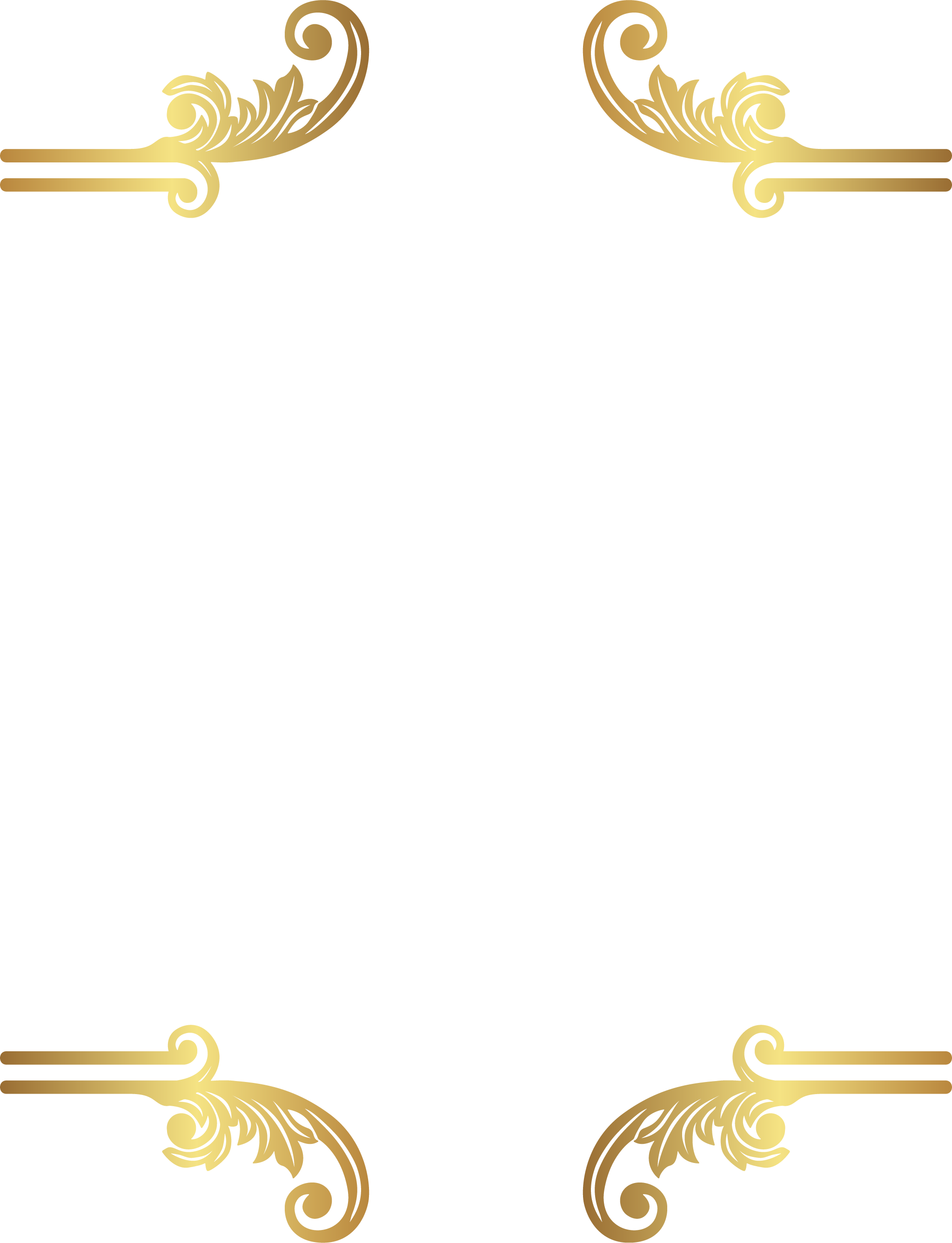 Gold Border Design Png Free Download Vector Psd And Stock Image