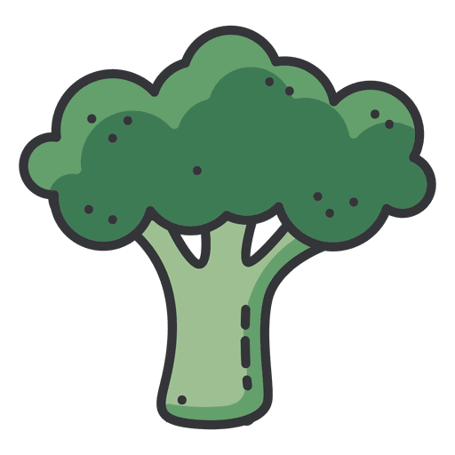 broccoli color icon transparent png svg vector #28730