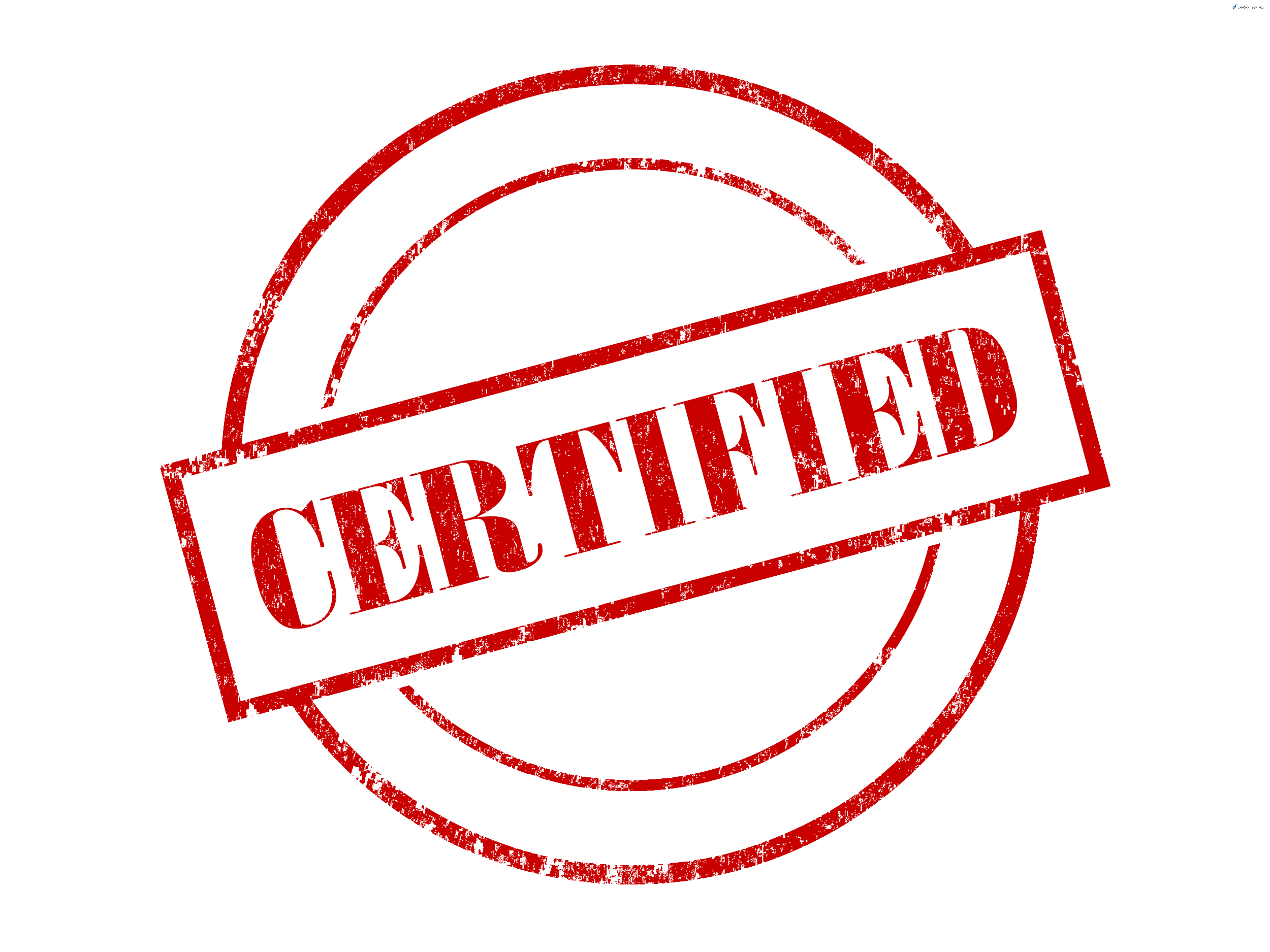 Certified PNG, Transparent Certification Label Stamp - Free Transparent