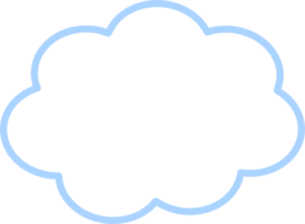 transparent cloud clip art