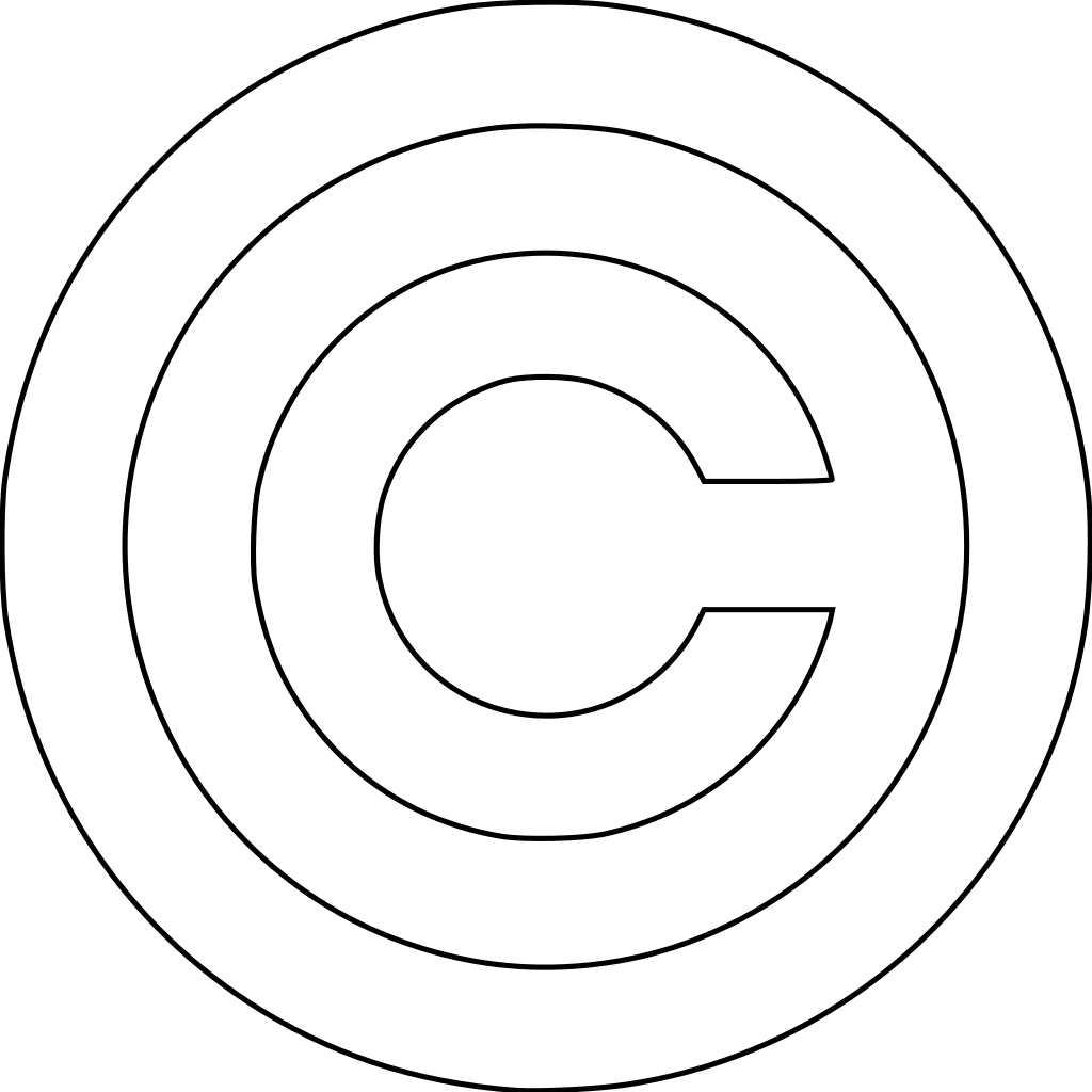 Copyright Symbol White Png