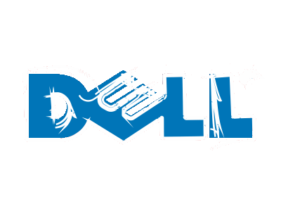 dell logo blue