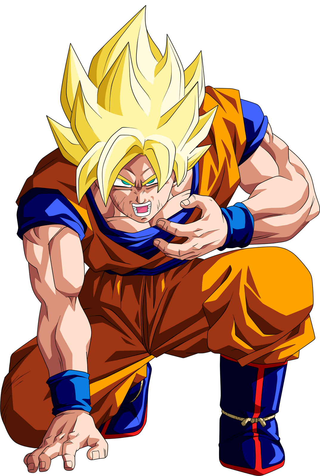 HD goku transparent png download #42704