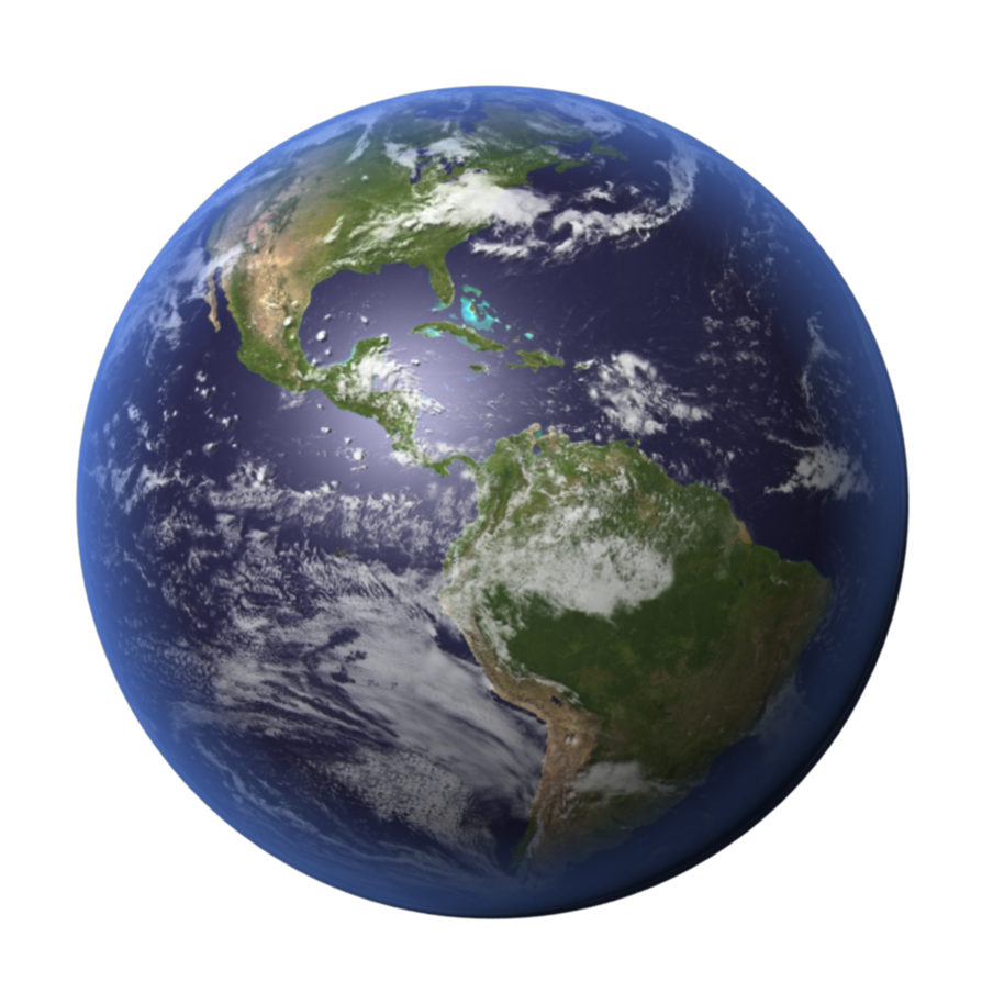 planet earth transparent