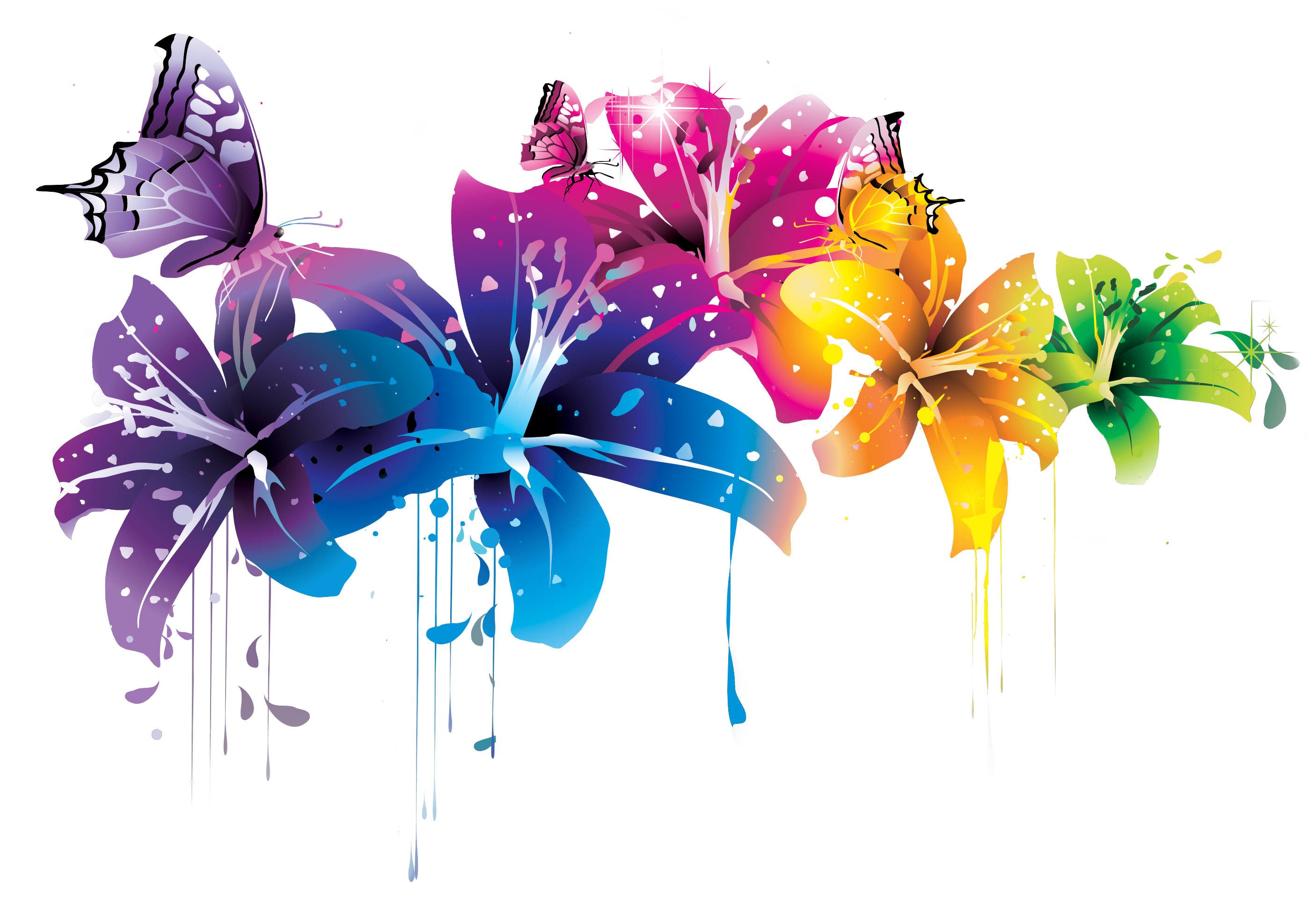 flour flowers vectors png transparent images #37405