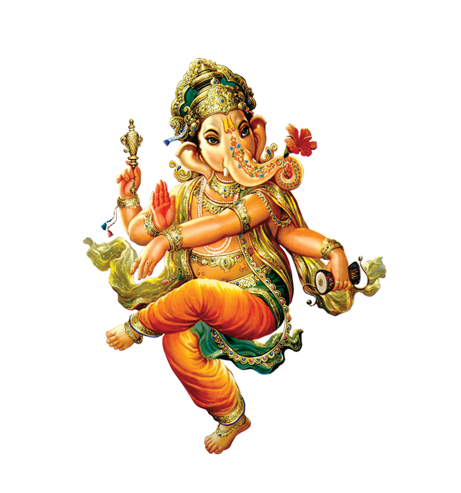 Ganesha Logo Splash Clip Art with AI Generative 29377029 PNG