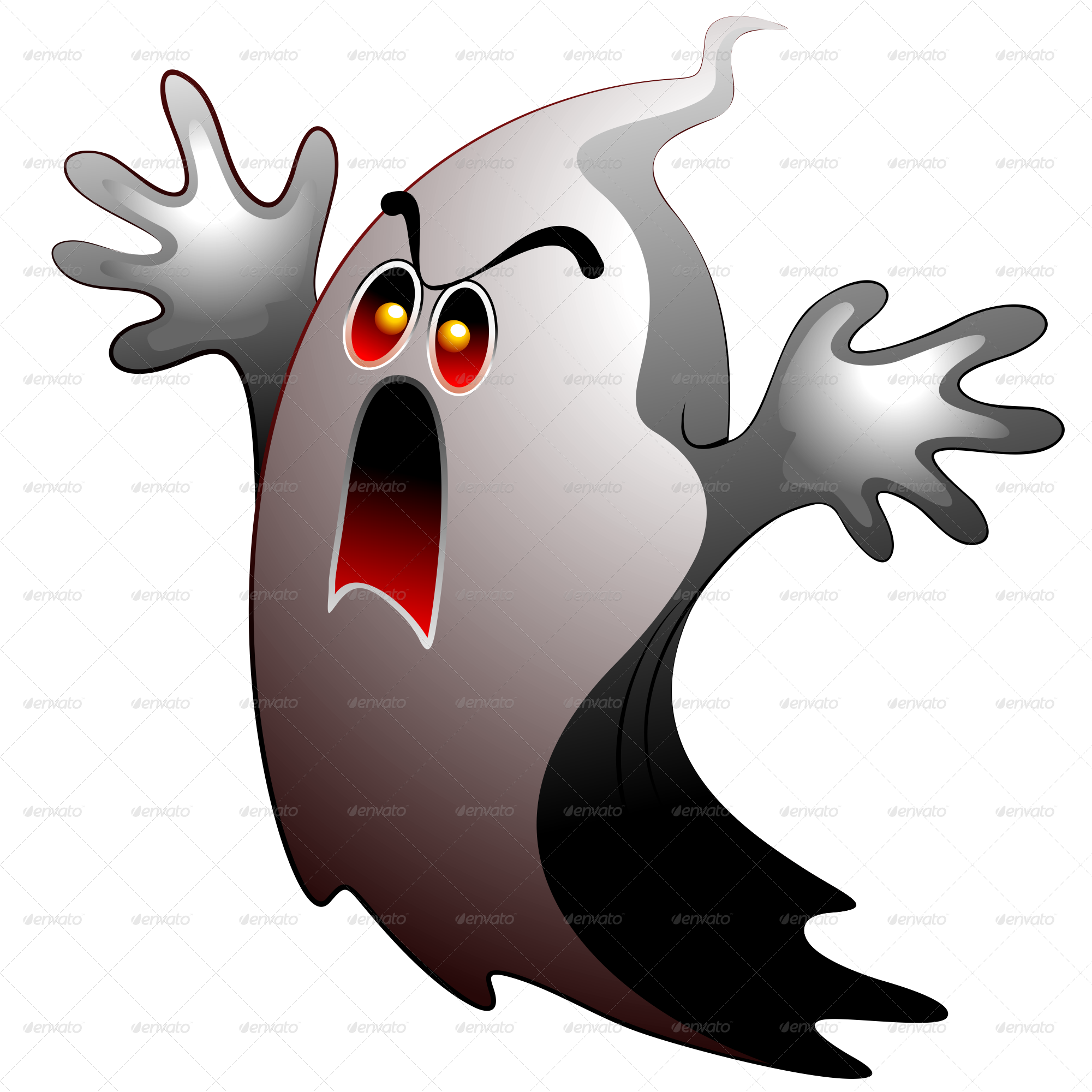 Ghost Halloween Scary 12520785 PNG