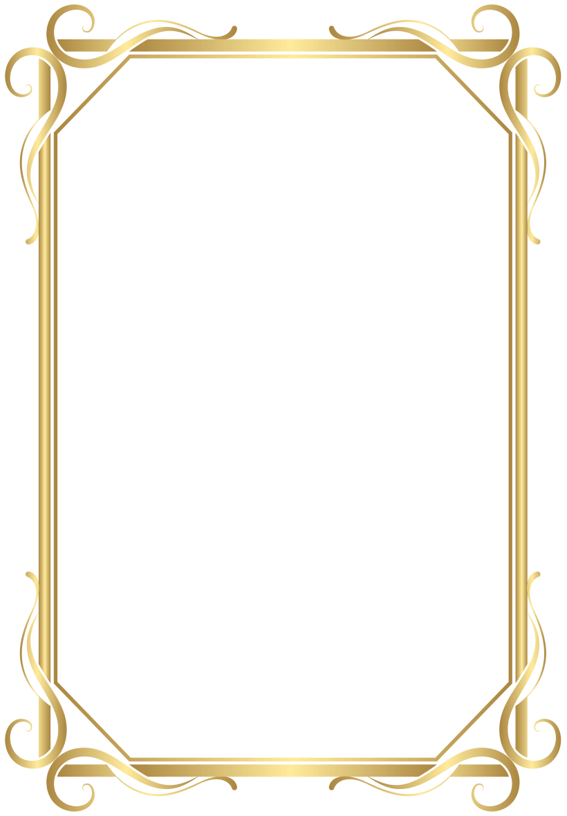 Golden Border PNG - Download For Photo, Pictures Frame - Free ...