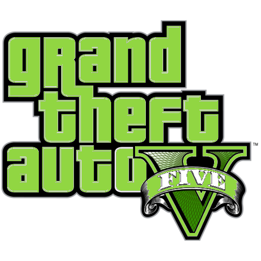 GTA 5 logo PNG transparent image download, size: 1892x1692px