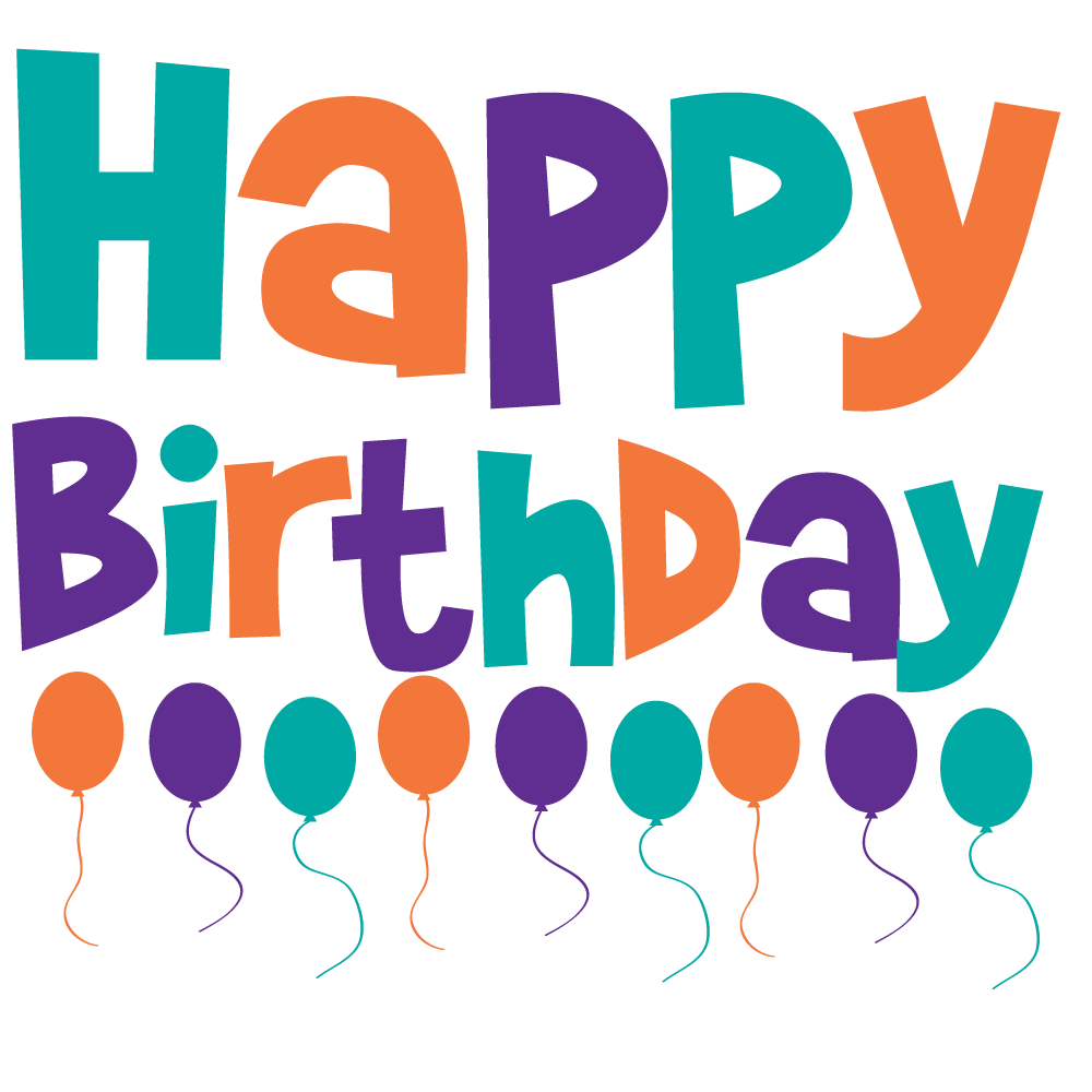 Happy Birthday Transparent PNG Backgrounds, Free Clip Art - Free  Transparent PNG Logos