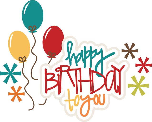 Happy Birthday Transparent PNG Backgrounds, Free Clip Art - Free Transparent  PNG Logos