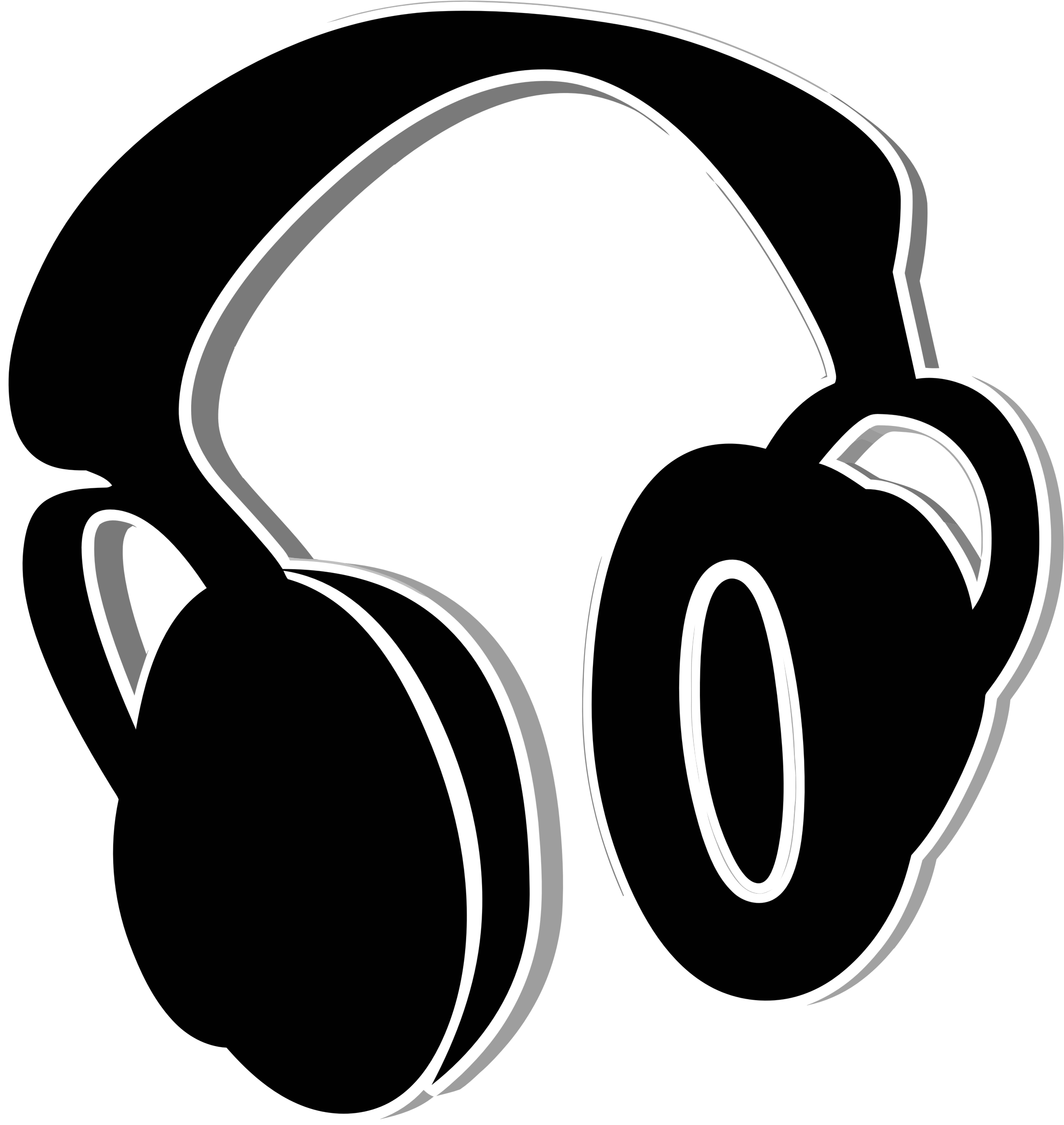 headphones PNG transparent image download, size: 1158x1450px