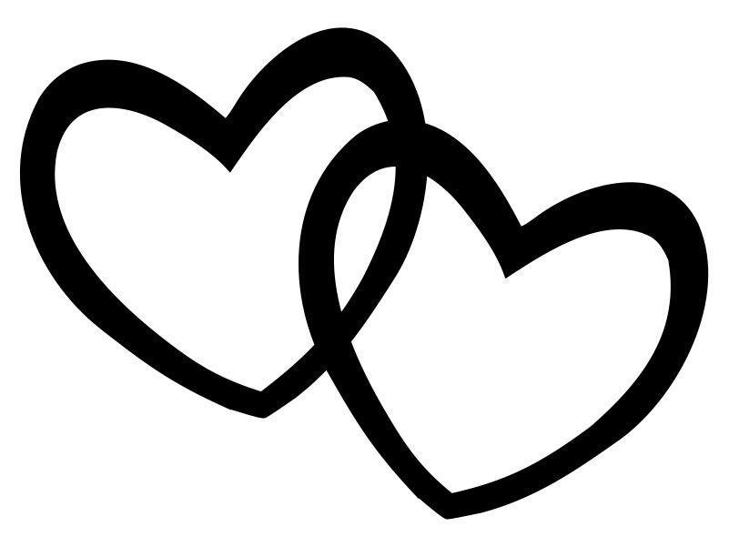 professions clipart black and white heart