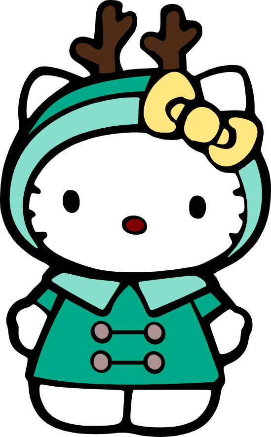 hello kitty bow outline png