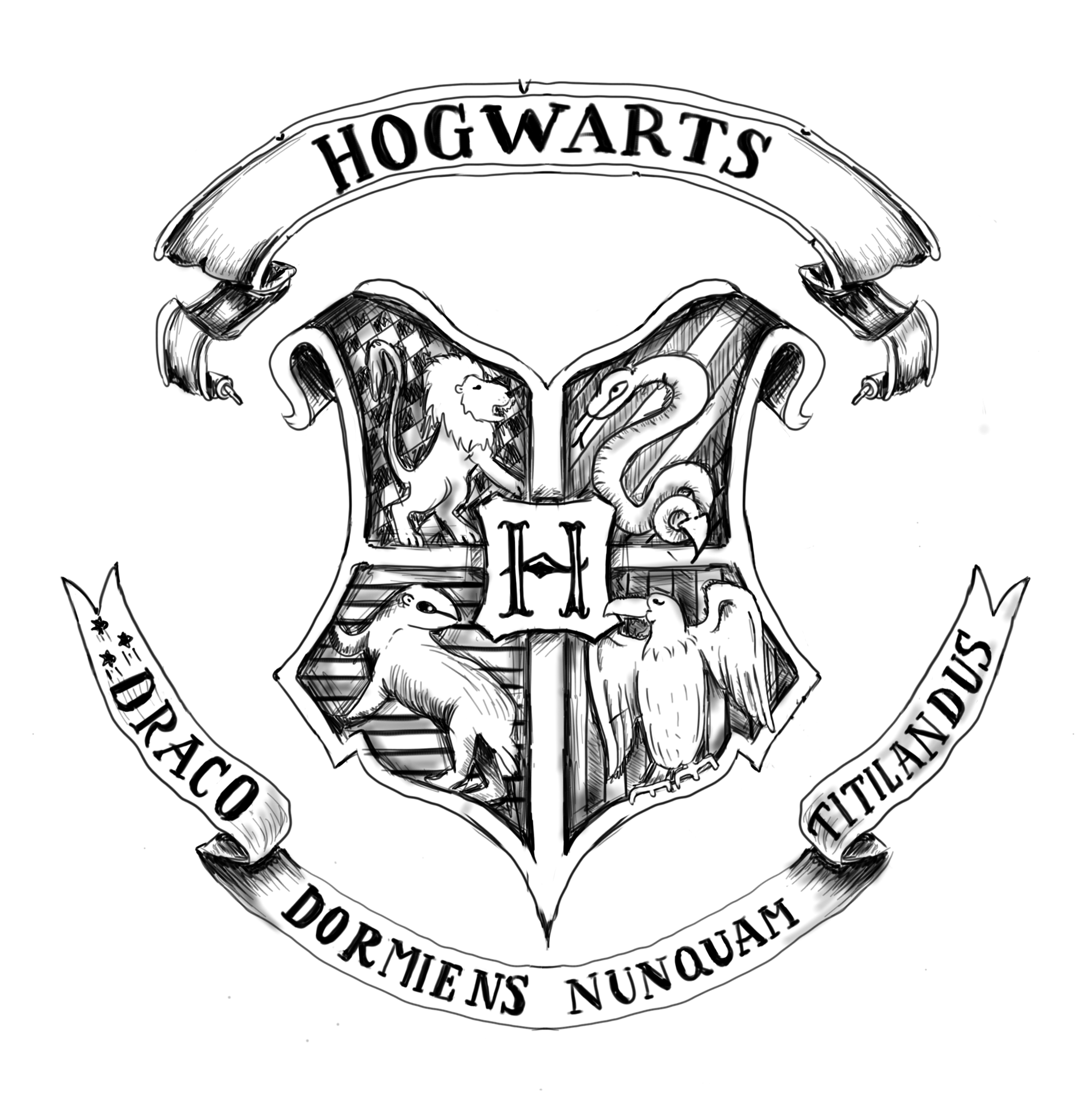 Hogwarts Logo Png - Free Transparent PNG Logos