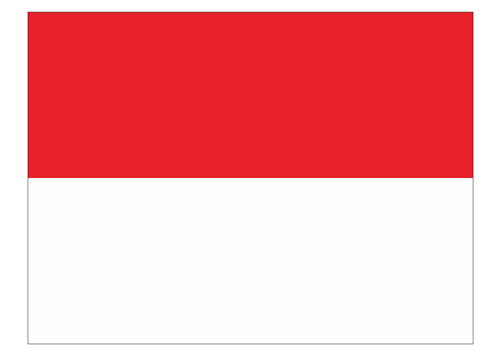 flag of indonesia classic transparent background