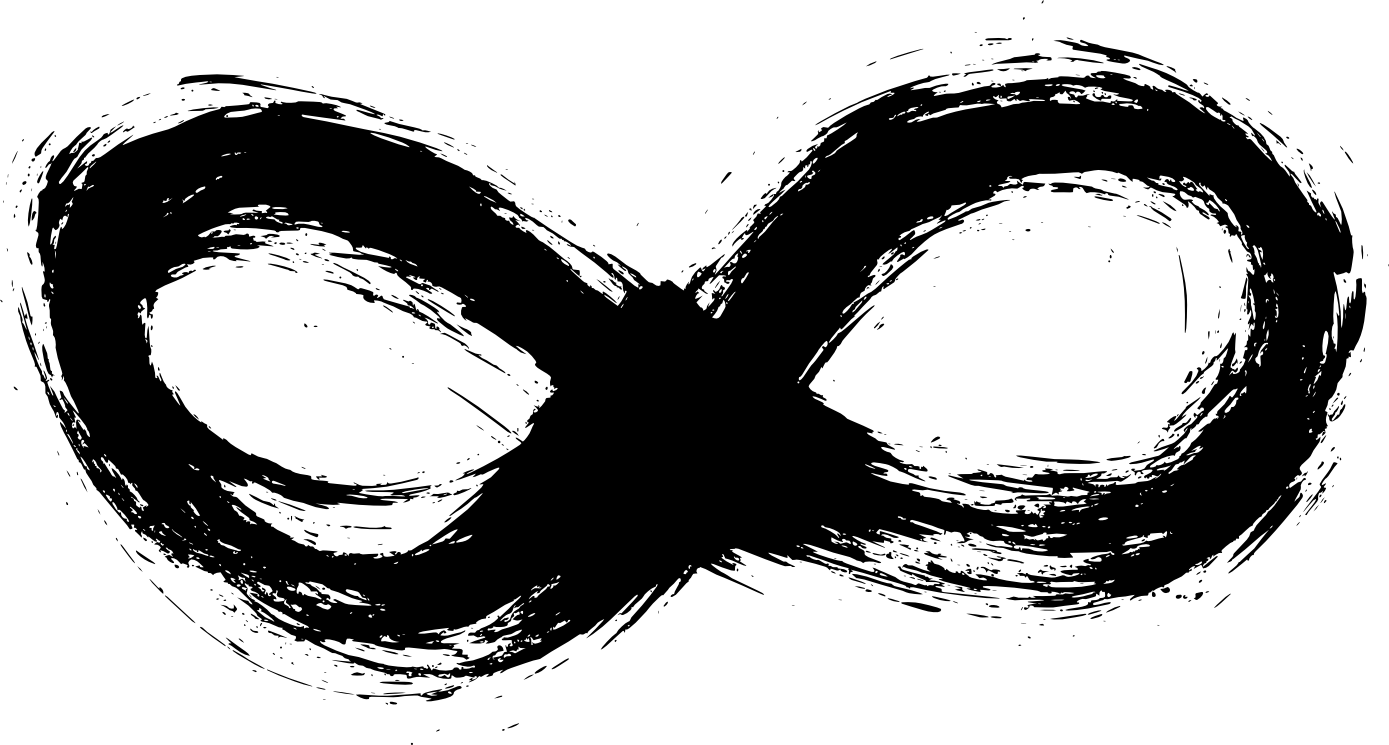 infinity symbol black on transparent background PNG 19787033 PNG
