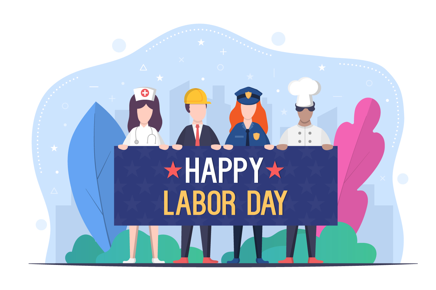 happy labor day, vector design, labor day vector #42754