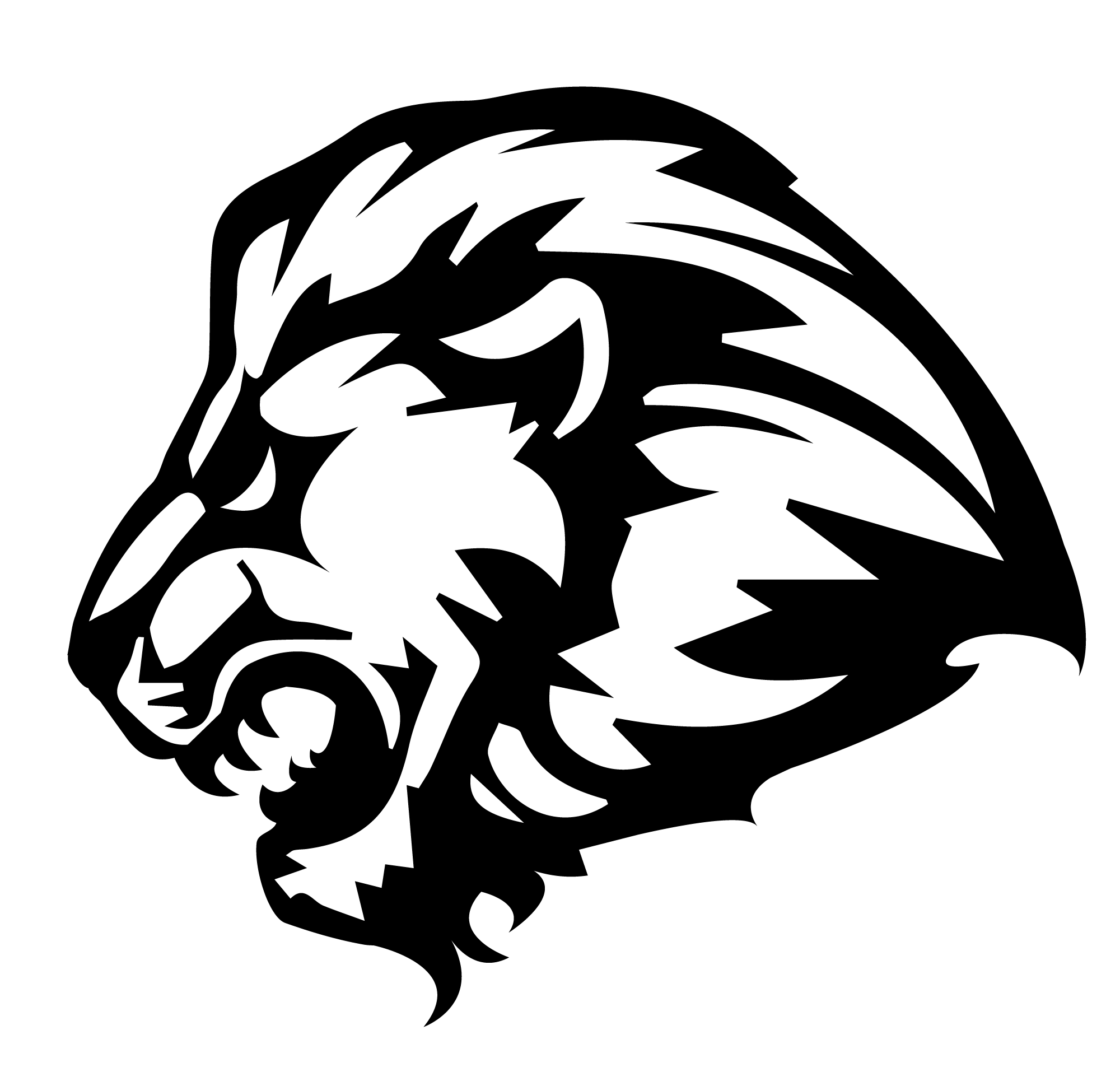 Lion Face Logo Template PNG vector in SVG, PDF, AI, CDR format
