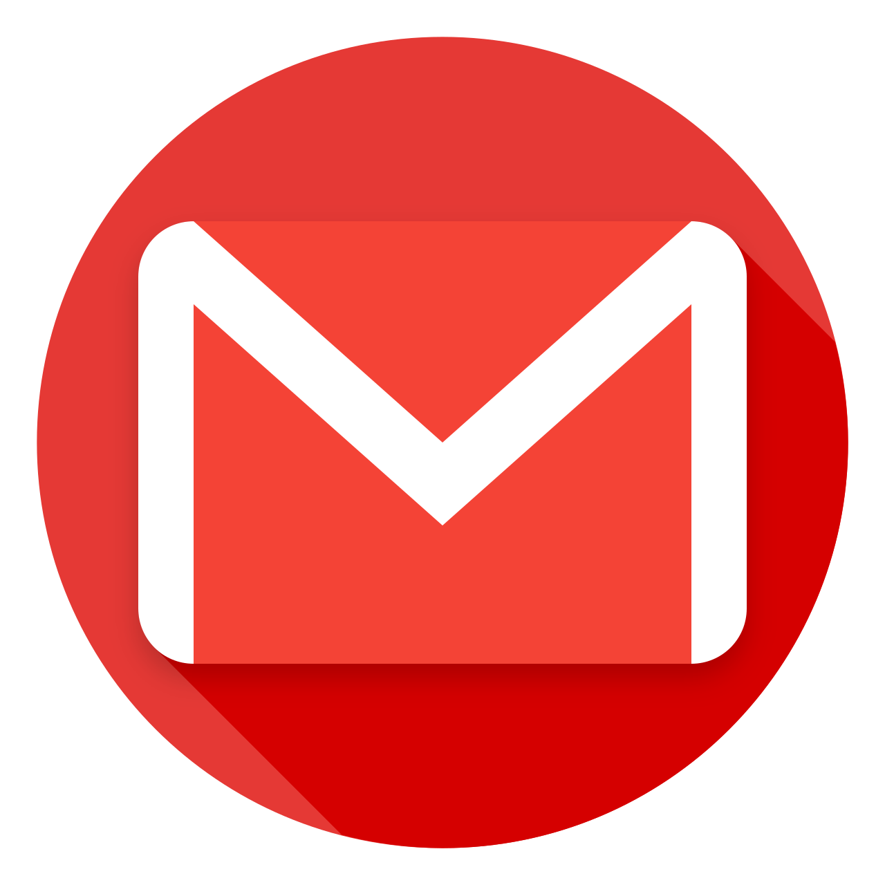 White Gmail Logo Png Transparent Background
