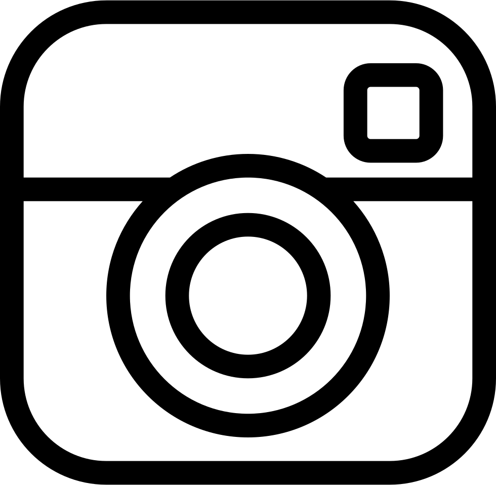 Logo Instagram Transparan Hitam Putih Png
