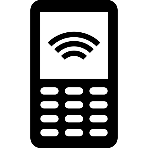 phone logo white png