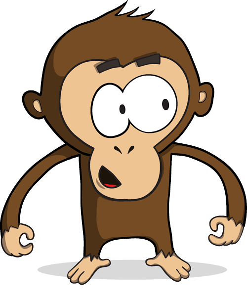 Monkey Transparent Png Baby Cute Cartoon Monkey Clean Background Free Transparent Png Logos - silly monkey roblox monkey free transparent png download pngkey