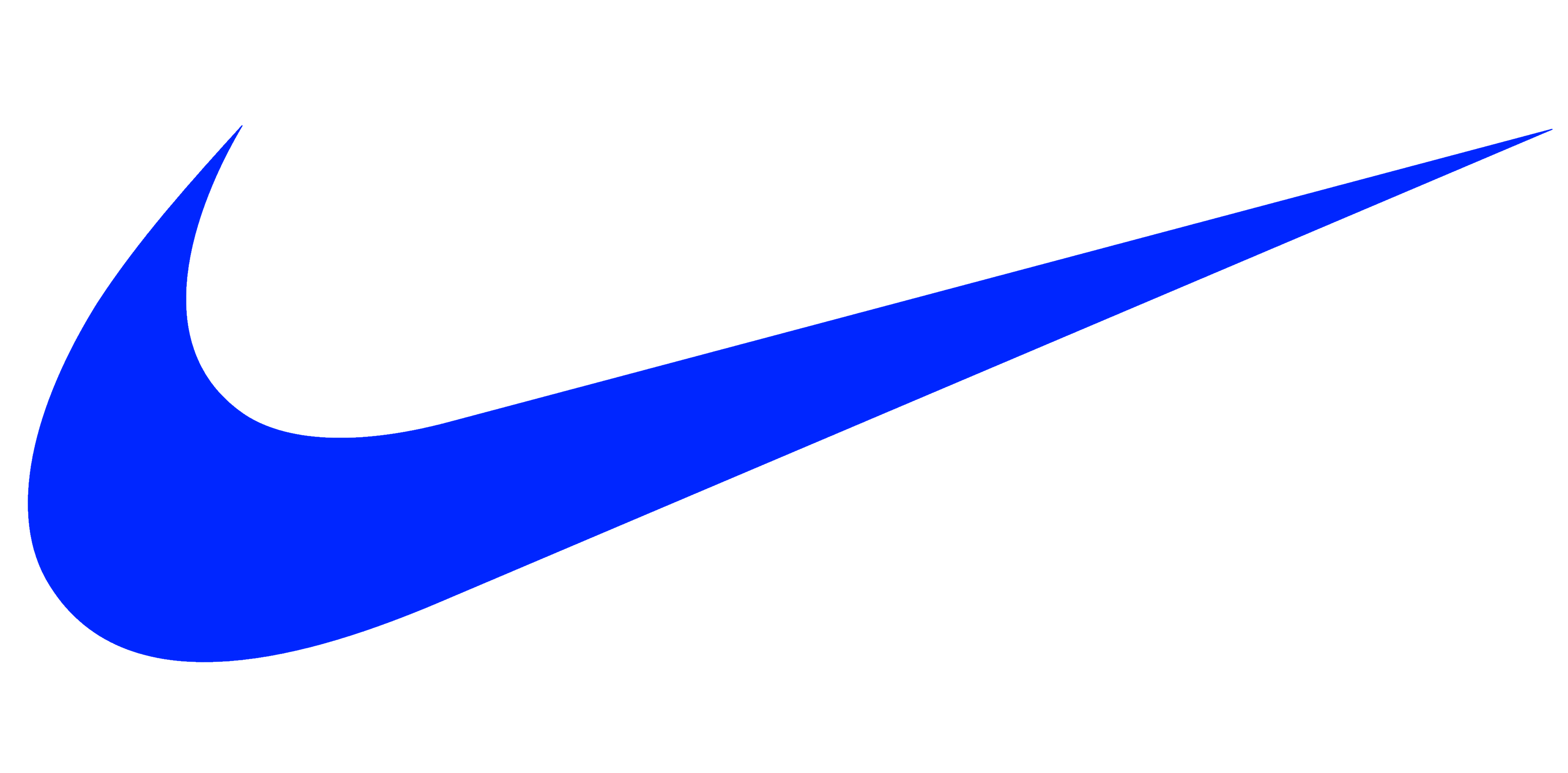 Nike logo PNG transparent image download, size: 4944x1950px