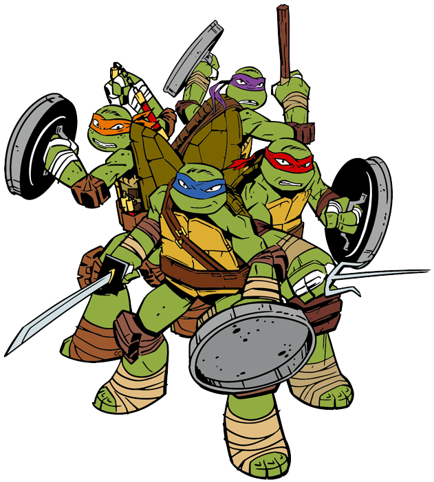 Leonardo Ninja Turtle Clipart