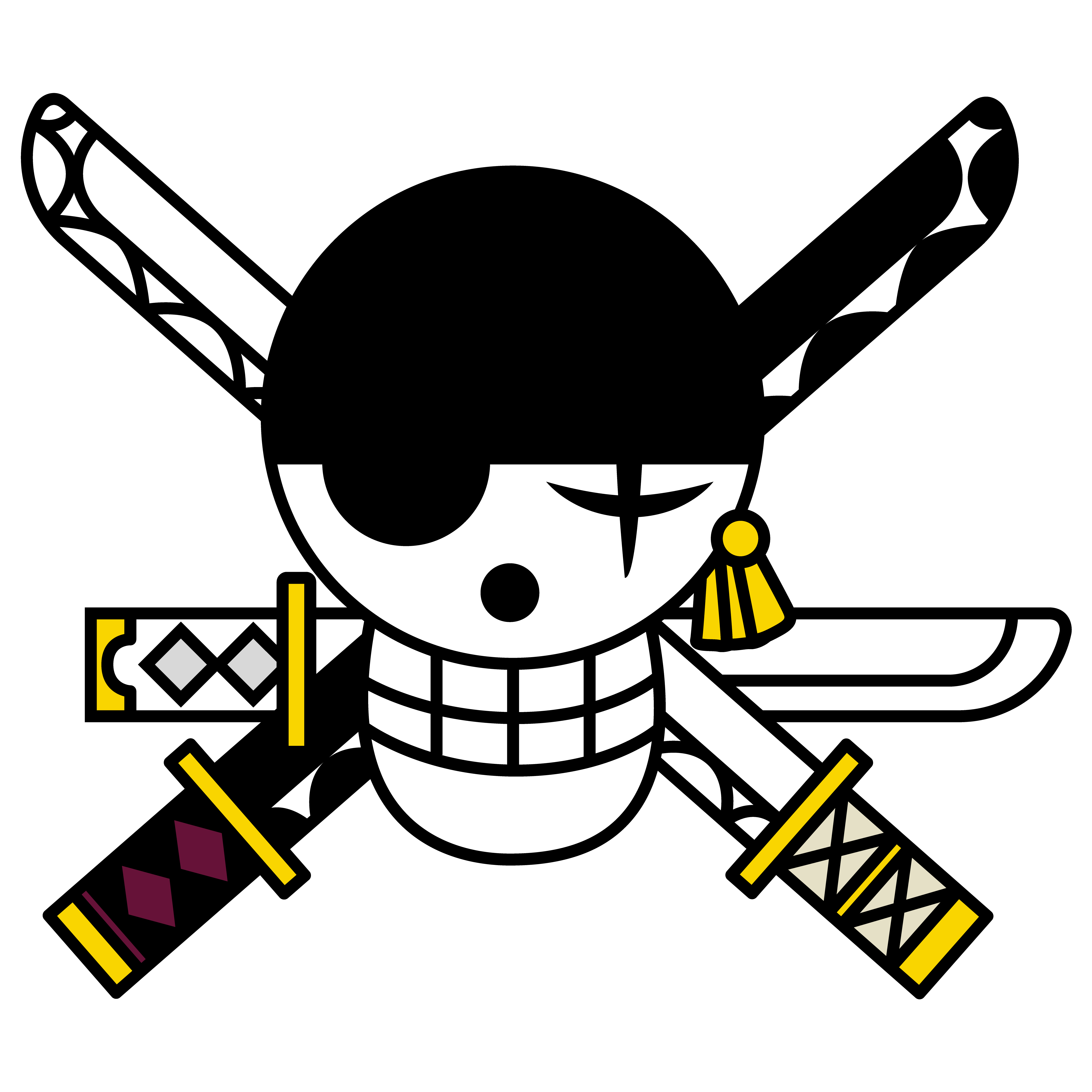Find hd One Piece Logo - Zoro Jolly Roger, HD Png Download. To search and  download more free transparent png images., zoro png 4k - thirstymag.com