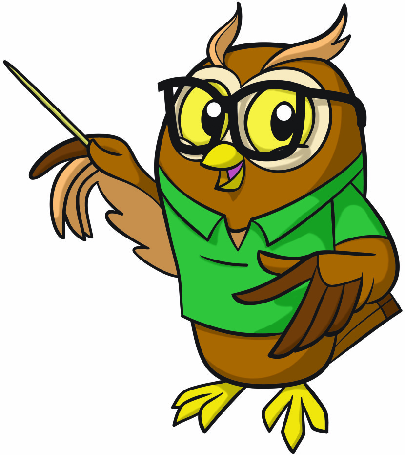 Wise Owl Clipart Black And White