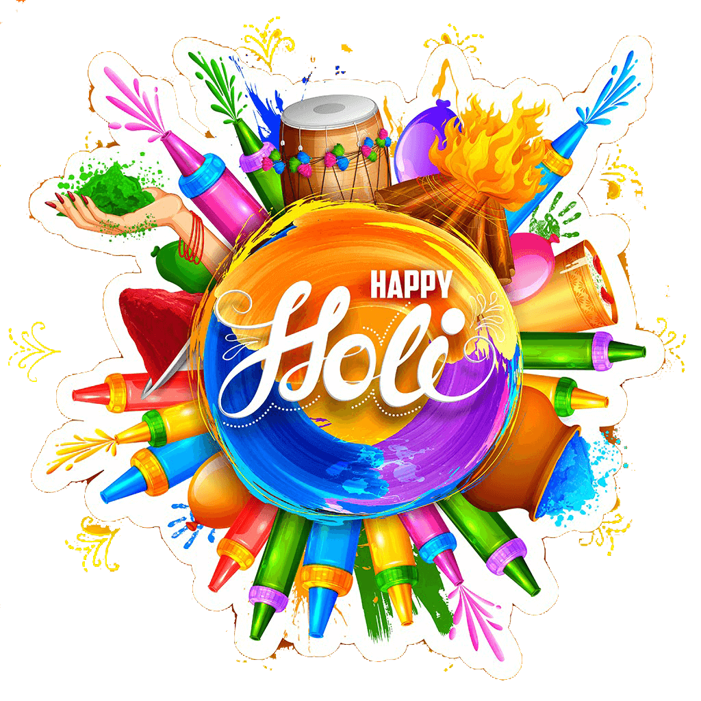 Holi Color Festival Vector Art PNG, Holi Festival Of Colors, Festival Of  Colors, Holi, Happy Holi Png PNG Image For Free Download