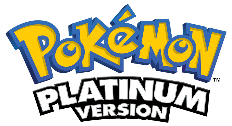 Pokemon Platinum Version logo png #1424