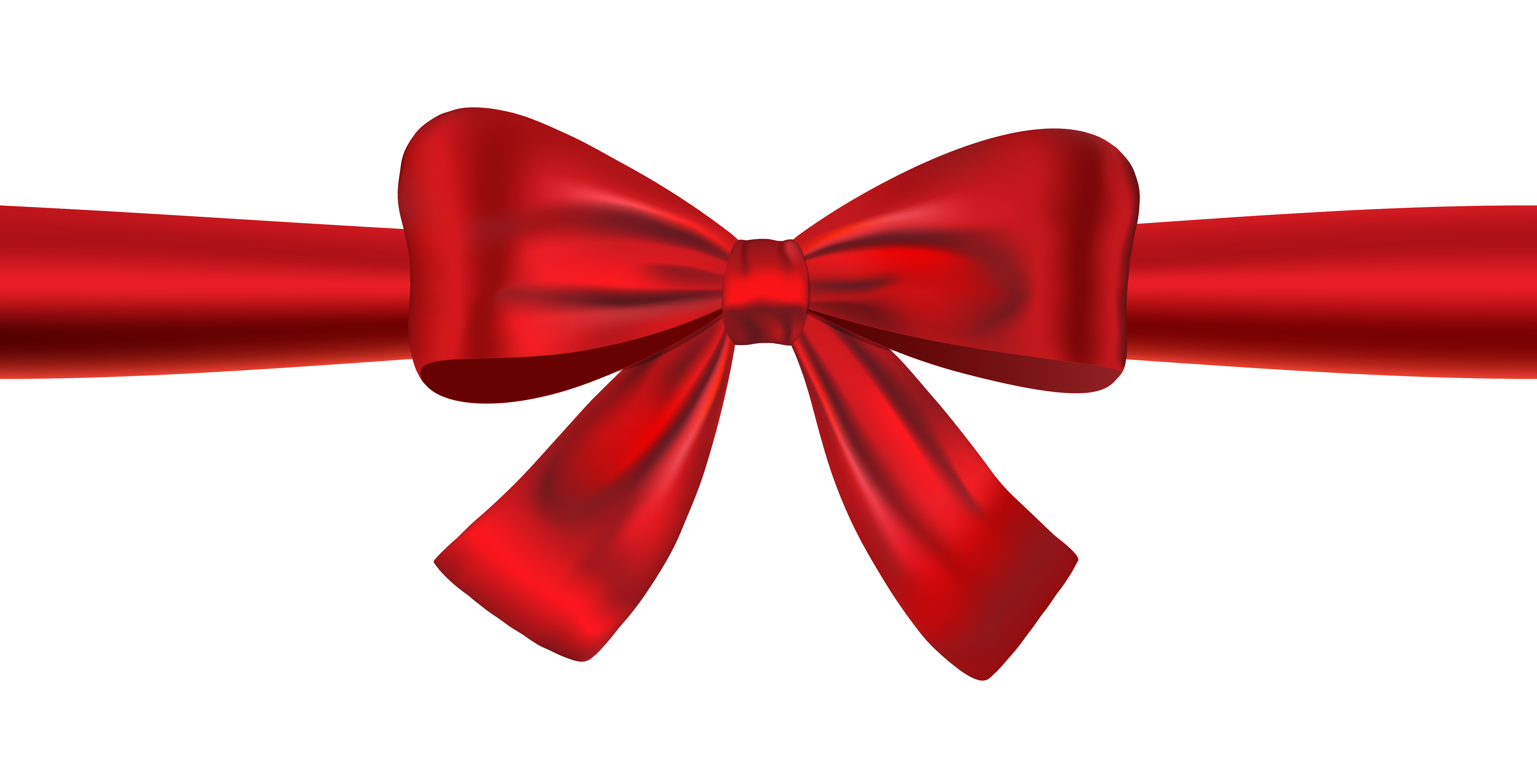 Realistic red ribbon on transparent PNG - Similar PNG