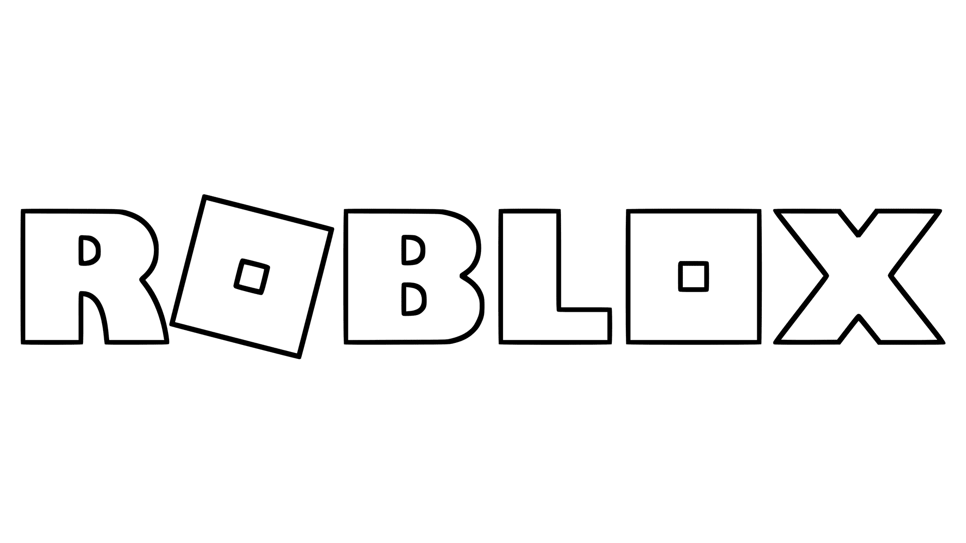 White Black Roblox Logo Png