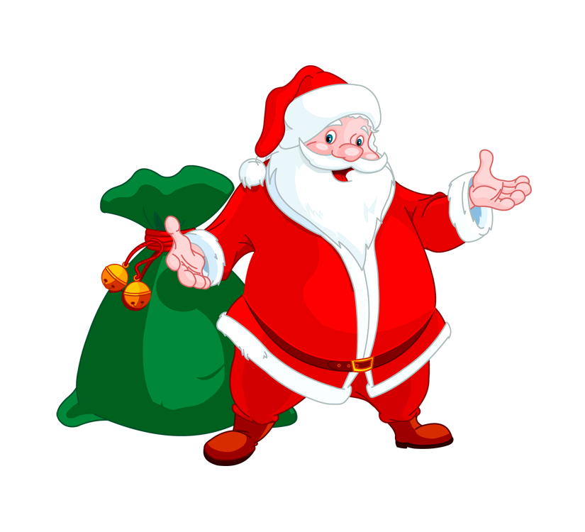 Santa Claus Gif Transparent, HD Png Download - 519x595 PNG 