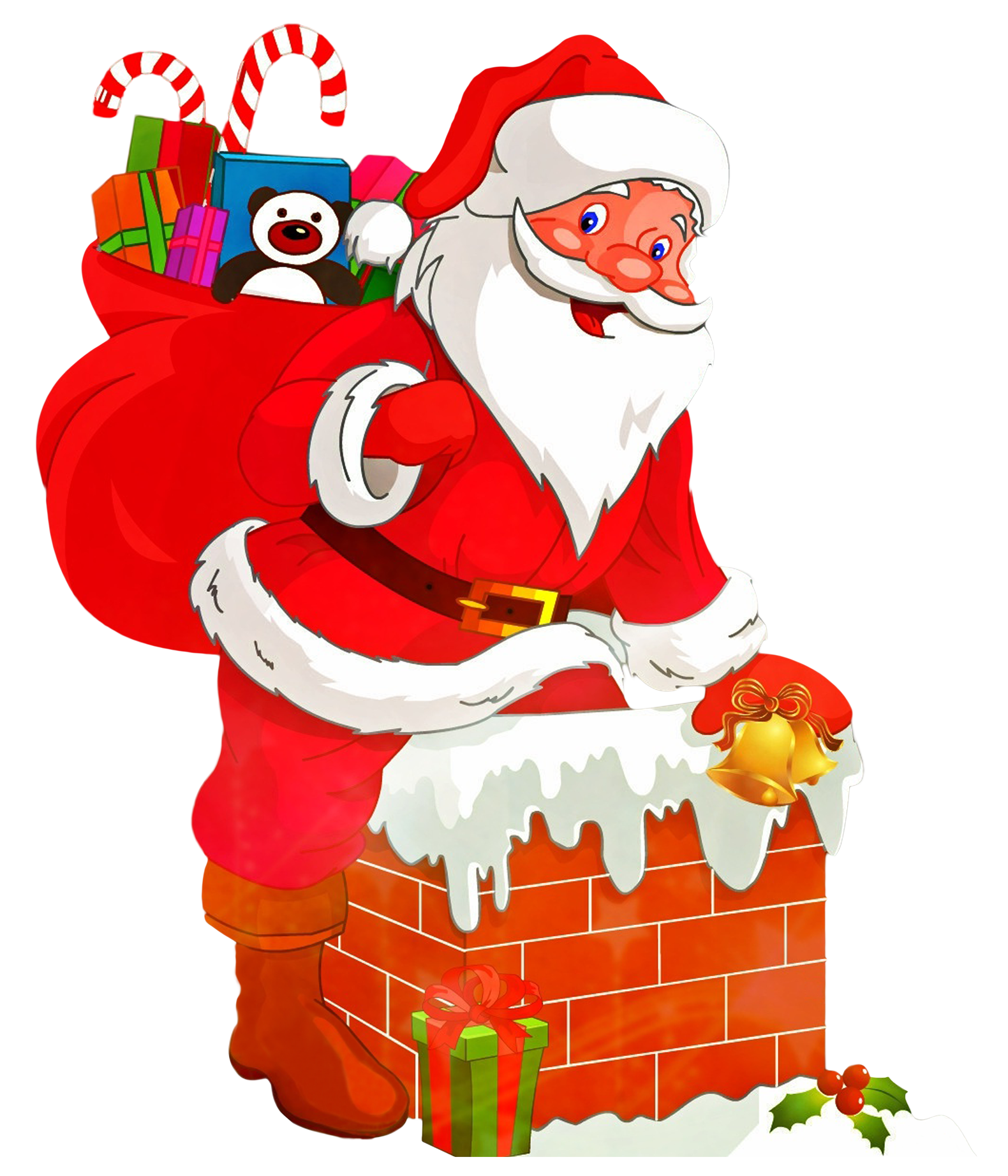 Santa Claus Gif Transparent, HD Png Download - 519x595 PNG 