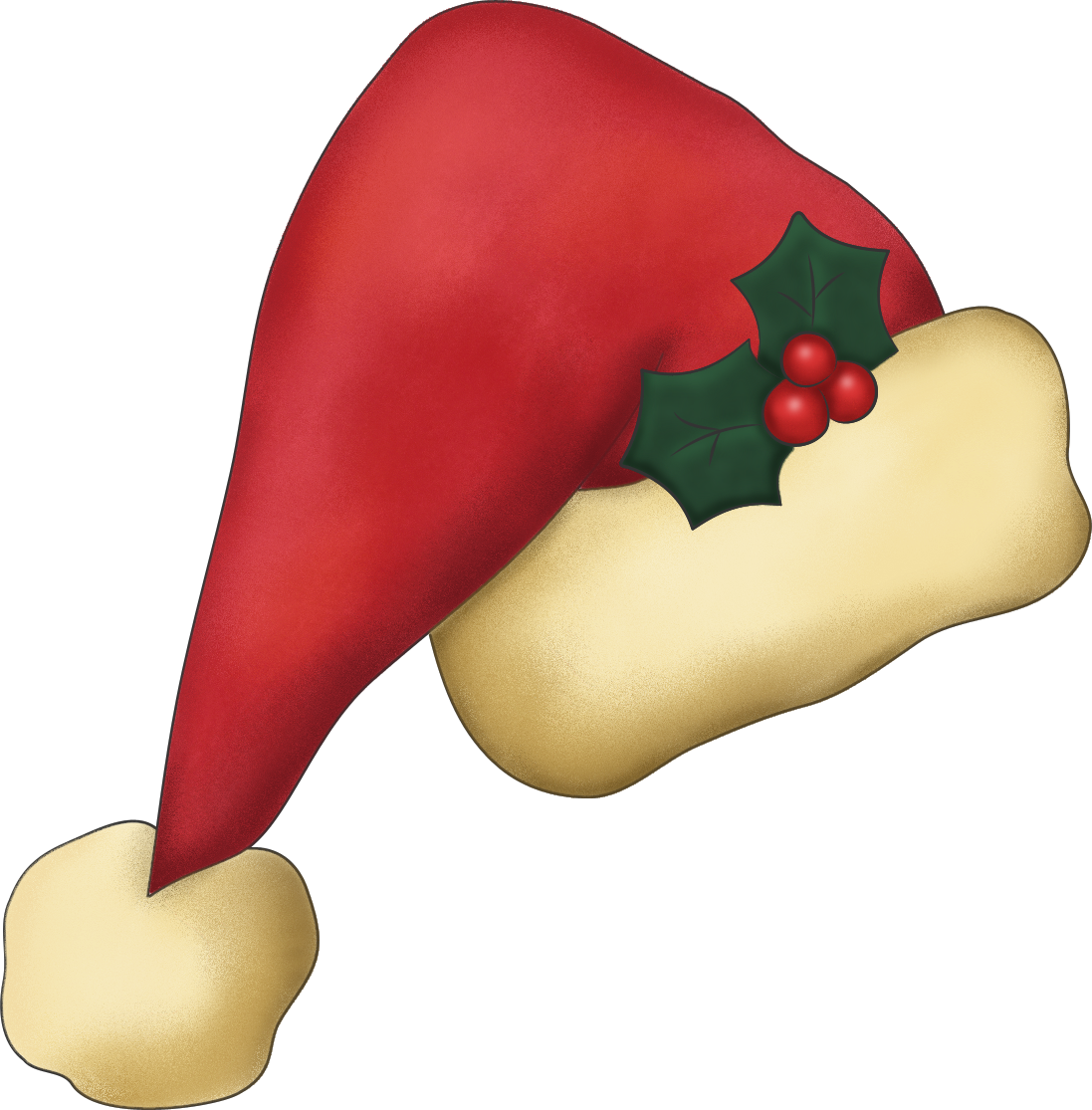 Santa Claus hat PNG transparent image download, size: 600x455px