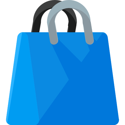 Premium Vector | Shopping bag logo colorful logo