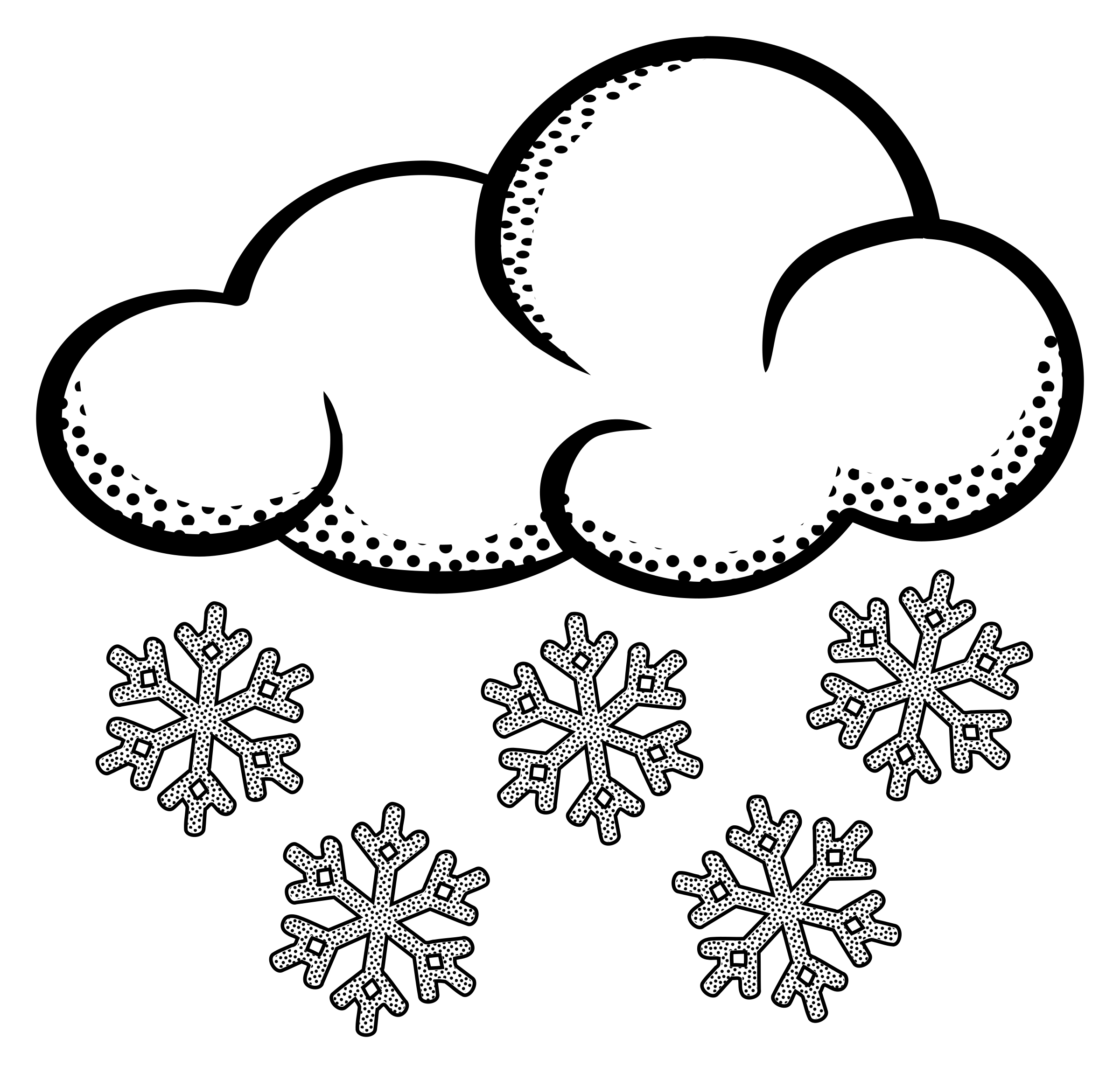 snowy weather clip art