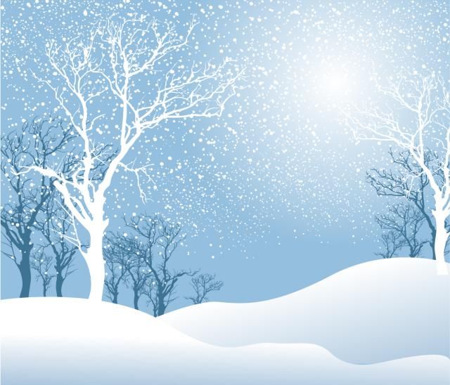 snowflakes background clipart