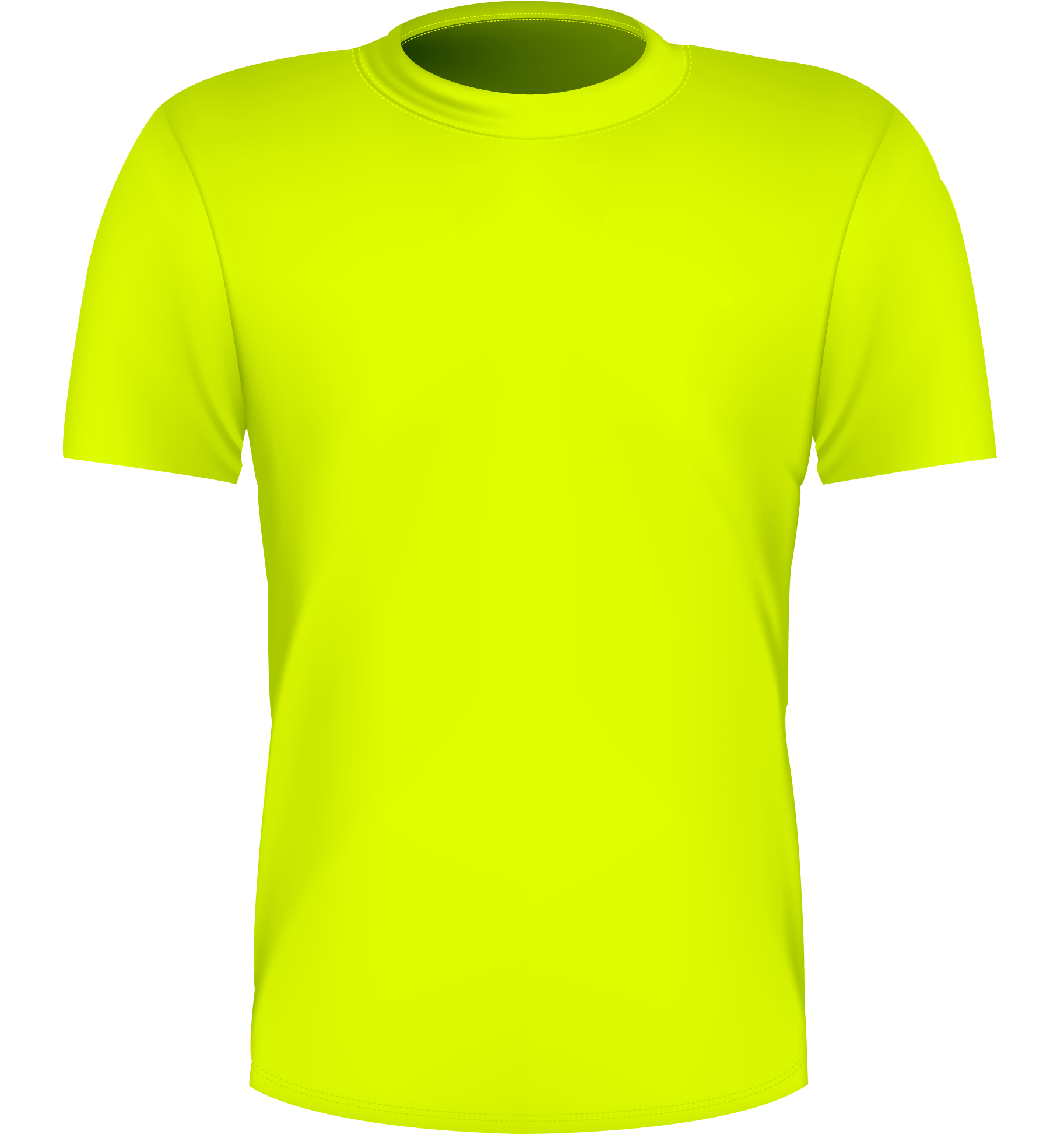 yellow shirt clipart