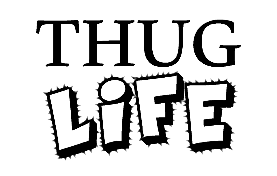 Thug Life PNG Images | Thug Life Glasses, Joint, Text, Chain, Hat Clipart -  Free Transparent PNG Logos