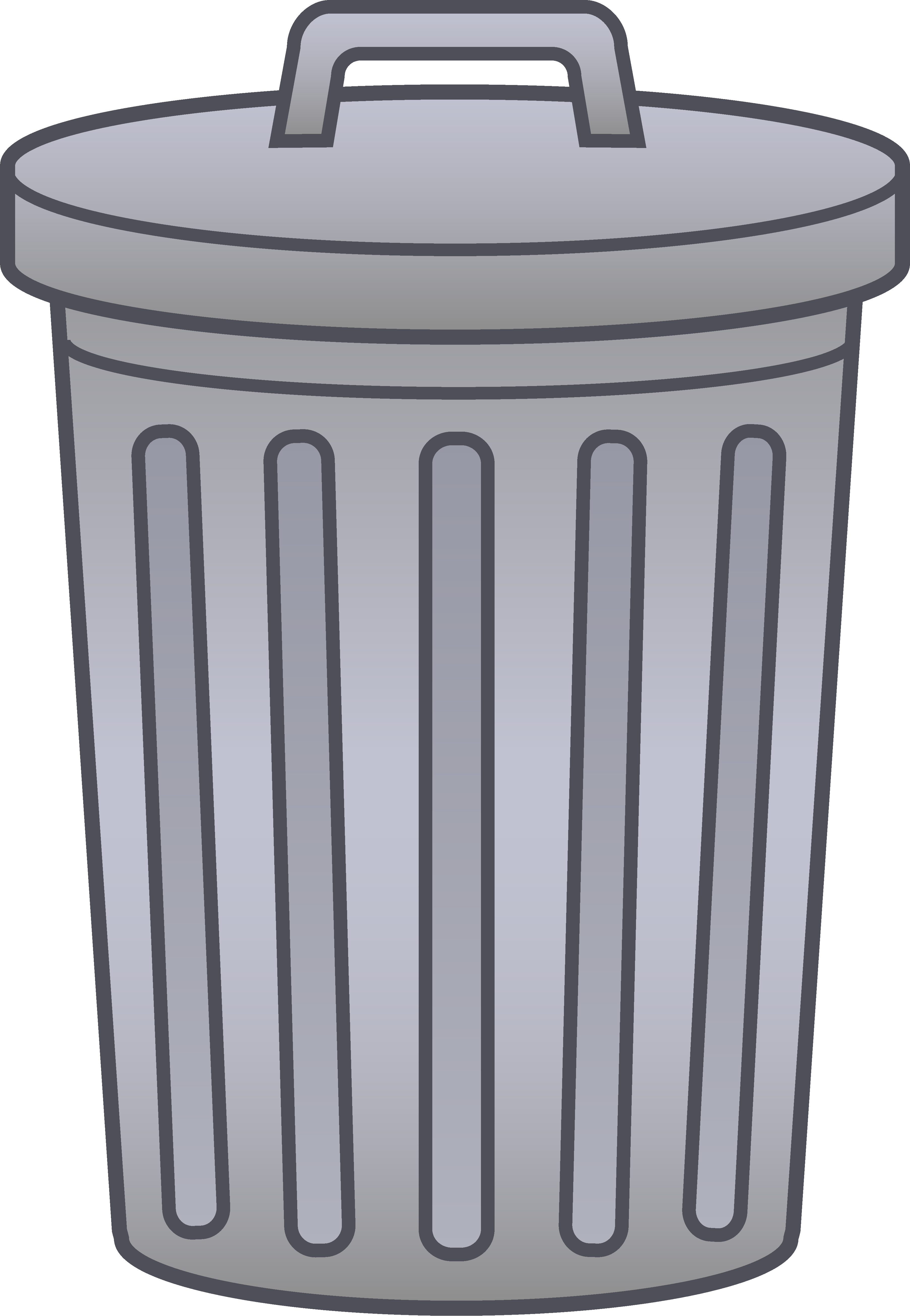 Simple Trash Can PNG Transparent Images Free Download